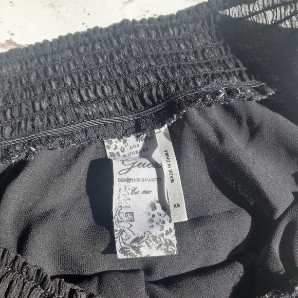 Guess Black Top, Size XS - Picture 2 of 3